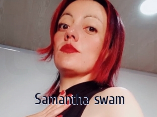 Samantha_swam